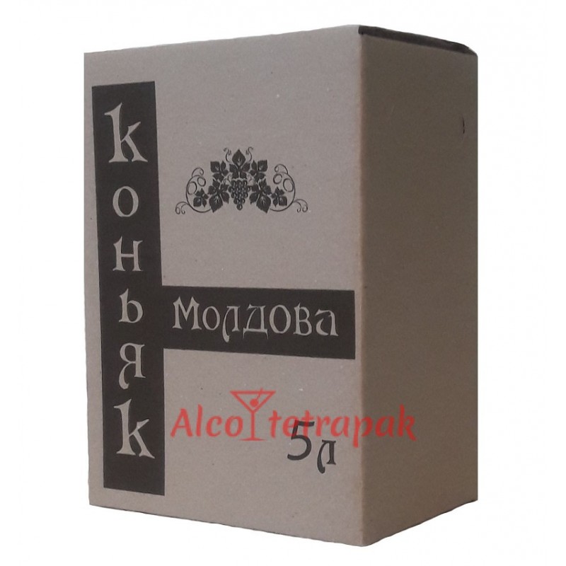  Молдавский Коньяк в Тетрапаке 5 литров