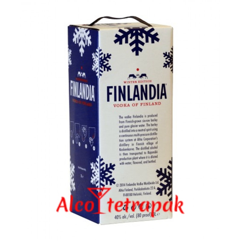 Водка Финляндия (Finlandia) 3 литра