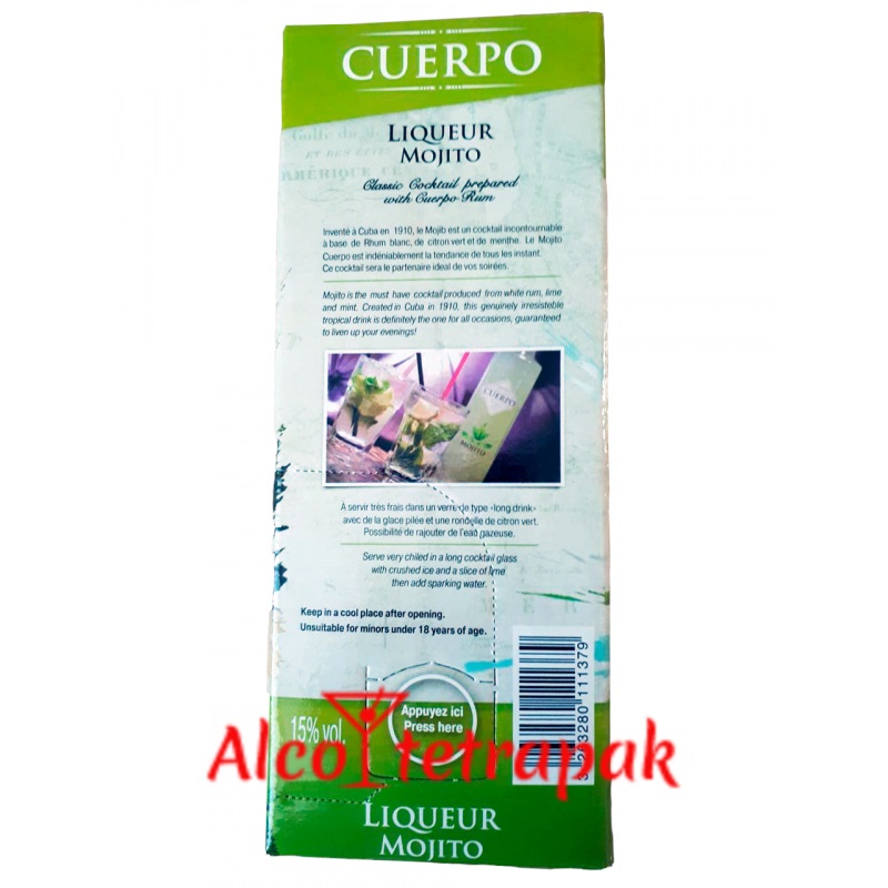 Коктейль Мохито (Cuerpo Mojito) 3 литра
