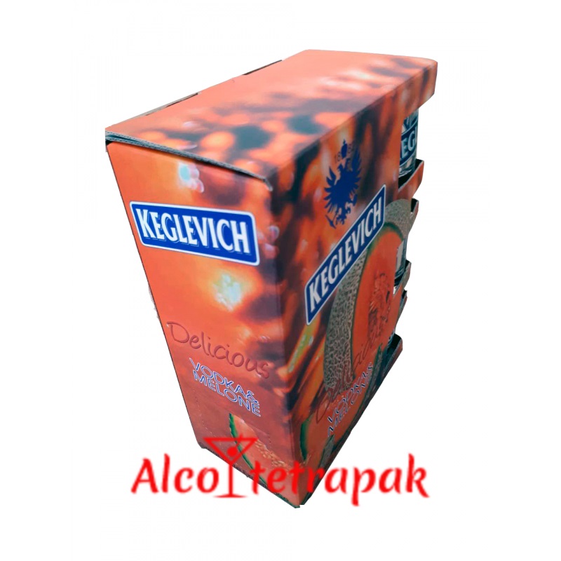 Водка Кеглевич (Keglevich) Дыня 2 литра +3 рюмки